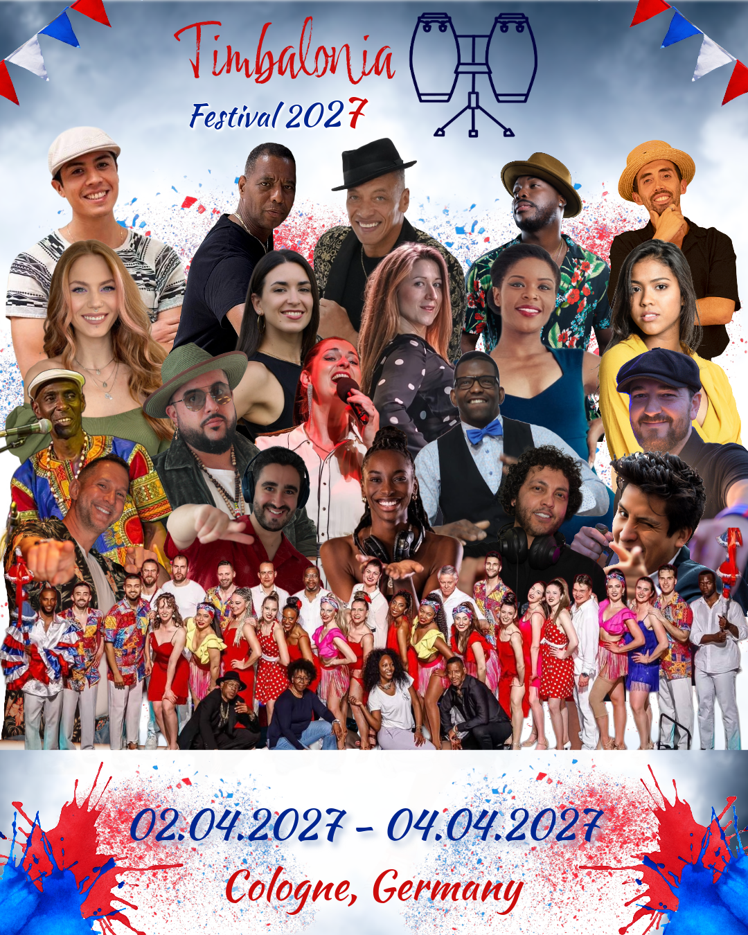 Künstler-Flyer für das Timbalonia Festival 2027