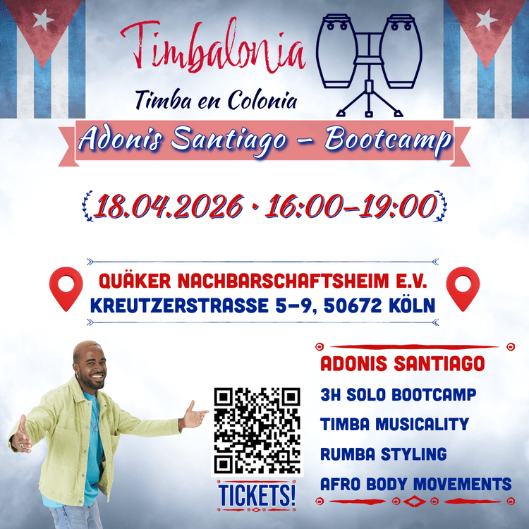 Timbalonia with Adonis Santiago – 18 April 2026